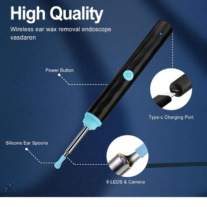 Limpiador de Oídos con Cámara