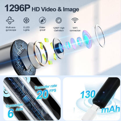 Limpiador de Oídos con Cámara